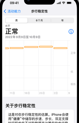 分宜iPhone手机维修如何在iPhone开启'步行稳定性通知'