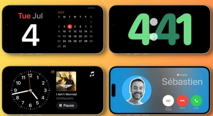 分宜苹果手机维修分享iOS17横屏充电待机显示有什么好处 