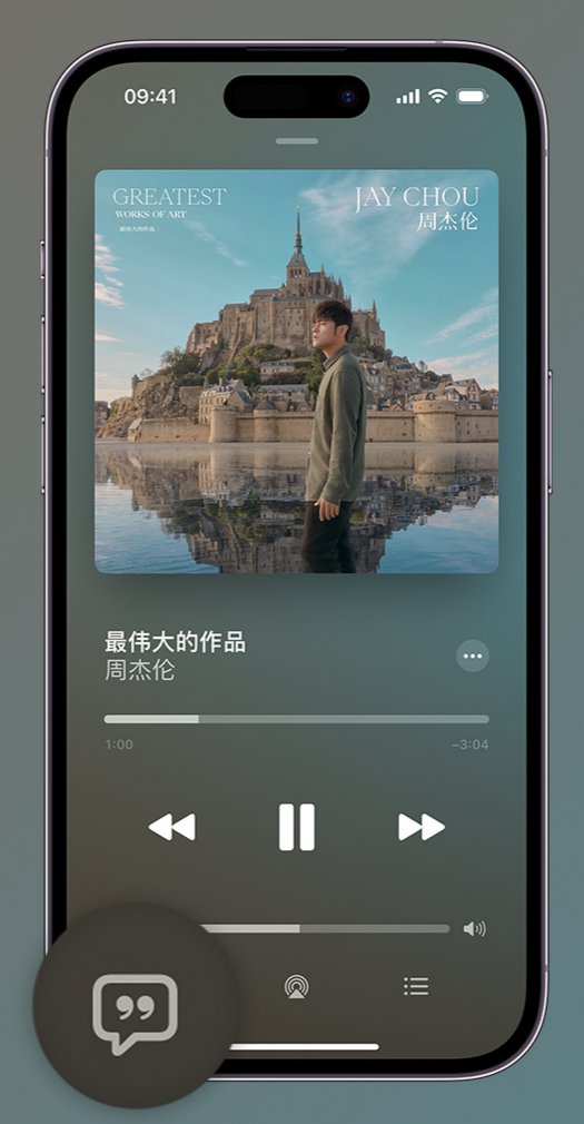 分宜iphone维修分享如何在iPhone上使用Apple Music全新唱歌功能 