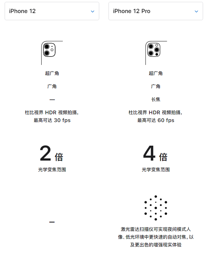 分宜苹果手机维修分享苹果 iPhone 12 与 iPhone 12 Pro 选哪款 